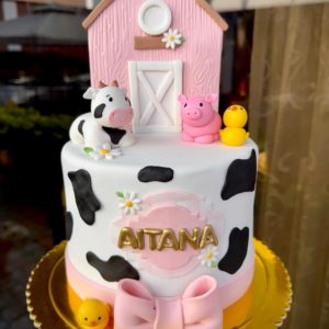 Torta granja para niña